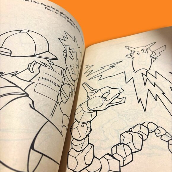 Vintage Pokémon Golden Books 1999 Sticker Series Activity Books 2 & 3. READ! - Picture 7 of 12